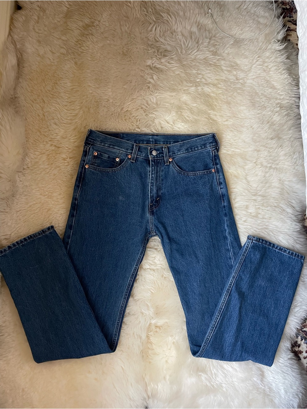 Vintage Levi's 505 men's medium wash straight leg jeans